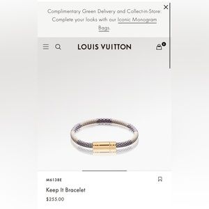 Louis Vuitton Keep It Bracelet